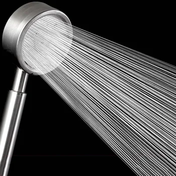 304Stainless Stål Tryk Brusebad Dyse Vand-saving Badeværelse Tilbehør Teknologi varmeisolering Brusebad Dyse Nedbør