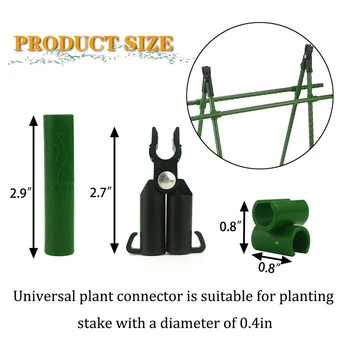 30stk Justerbar Plante Espalier-Stik, Klip Forskellige Typer af Plast Plante-Stik Indsats Klip for Plante-Indsatser