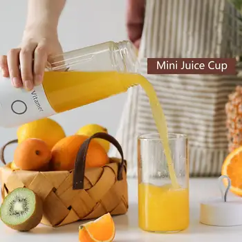 350ml Smart USB Mini-Juice Cup Bærbare Blender Smoothie, Juice Maskine Husstand Baby Fodring Frugt Juice Maker Machine