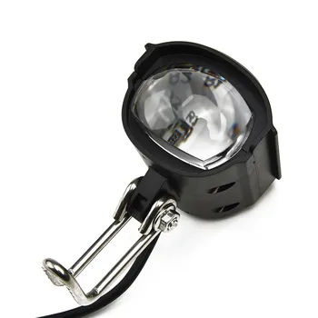 36-60V 2i 1 Med Horn af Høj Lysstyrke LED-Forgaffel Lys Ebike Spotlight Lygten Vandtæt SM-Stik Lampe Og Horn