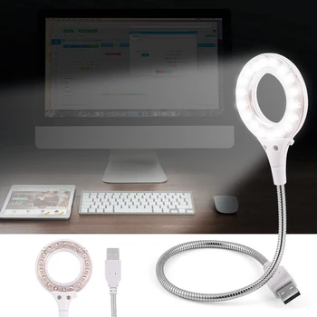 360 Graders Bærbare at Spare Strøm, USB-LED-Lys 18pcs LED Hvidt Lys med Høj Lysstyrke USB Lys Til Desktops, Laptops