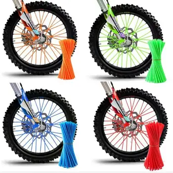 36Pcs Universal Farve Cykel-Eger Dekoration Sæt Cykel Motorcykel Hjul Talte Wraps Rim Hud Dække Vagt Motocross Kits