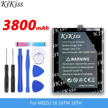3800mAh BA882 Batteri til Meizu 16 16TM 16 Mobiltelefon Batterier + Gave Værktøjer