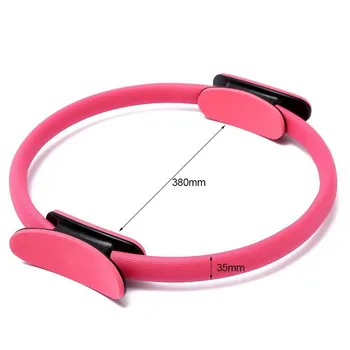 38cm FRP crescent håndtere Yoga Cirkel Pilates Sport Magic Ring Kvinder Trænings-og Kinetisk Resistens Cirkel Pilates Tilbehør