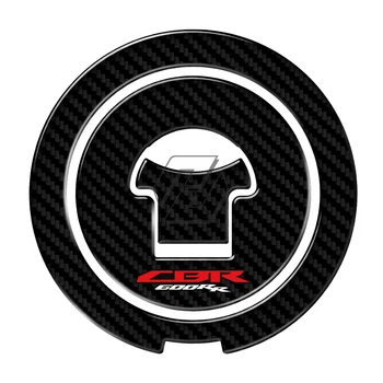 3D Carbon-look Motorcykel Brændstof Gas Cap Protector Decals Tilfældet for Honda CBR600RR CBR 600RR 2003-2016