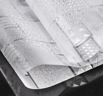 3D Kreative Mosaik Glas Klistermærker Matteret Uigennemsigtig Badeværelse Home Decor Selv Soveværelse Stue Vindue Privacy Protection 30-90cm