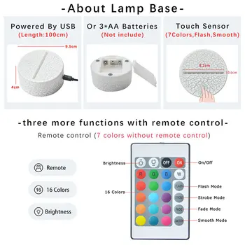 3D-Lamper Til natbordet Smart Phone Control Gurren Lagann Robot, Ferie Belysning Lysdioder Unge Lysekrone Pendel Lamparas