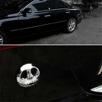 3D Metal Græskar, Halloween Bil Mærkat Logo Logo Badge Bil Styling Klistermærker Til Biler, Motorcykler Dekorative