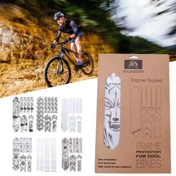 3D-Road MTB Cykel Klistermærker bedste Lim Cykel ridsefast Protector Aftageligt Klistermærker Anti-Skid Tryk Vagt Frame Cover
