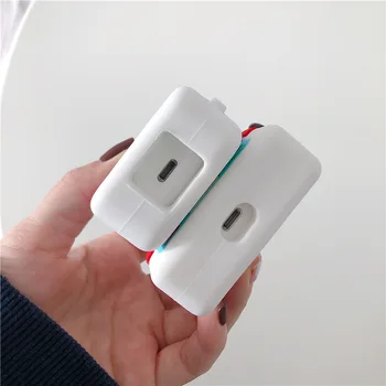 3D Søde Lxuxry Retro Mobiltelefon Design Tide Brand Silikone Øretelefon Sag for Apple AirPods 2 Pro Bluetooth Headset Dækker Coque