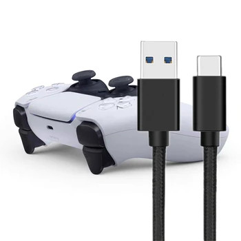 3M USB-Strømforsyning Nylon Kabel til Playstation5 Controller Oplader Linje for PS5 xbox-udgaven S X Gamepad farve Spil Tilbehør