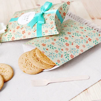 3Pcs Emballage Candy Box Wienerbrød Kasser Cookie gaveæsker Bryllup Dekoration festartikler