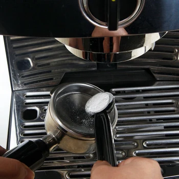 3Pcs italiensk Semi-Automatiske Kaffemaskine Kaffemaskine rensebørste med Pulver Ske Anti-Skoldning