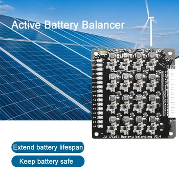 3S-17 Li-Ion-Lipo Lifepo4 LFP Batteri Aktiv Equalizer Balancer BMS 1.2 EN Balance Energi-Overførsel yrelsen