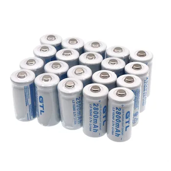 4-20PCS Nye 3,7 V 2800mAh Li Lithium-ion 16340 Batteri CR123A Genopladelige Batterier af 3,7 V CR123 for Laser Pen LED Lommelygte Cell