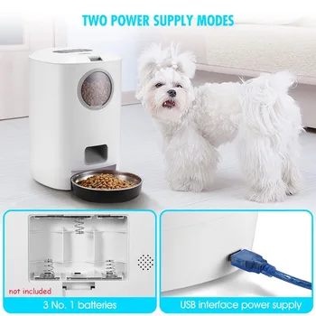 4.5 L Smart Kat Og Hund Arkføder Automatisk Mad Dispenser LCD-Skærmen taleoptagelse Timing Og Kvantitative Smart Feeder