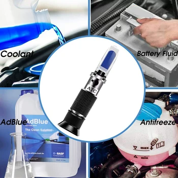 4 i 1 håndholdt Refraktometer Køretøj Urinstof Tester Frostvæske Refraktometer 30-35% Adblue Væske Glycol Batteri Concent Måle