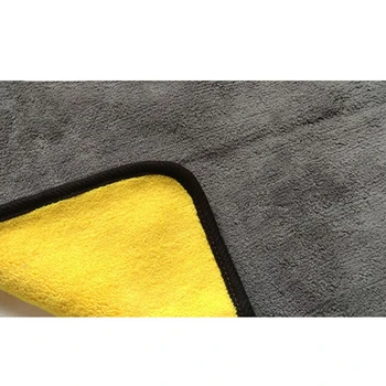 4 Pack Premium Ultra Tyk Blød Microfiber Håndklæde, Professionel Dobbelt Lag Super Tyk Mikrofiber Klud til bilvask