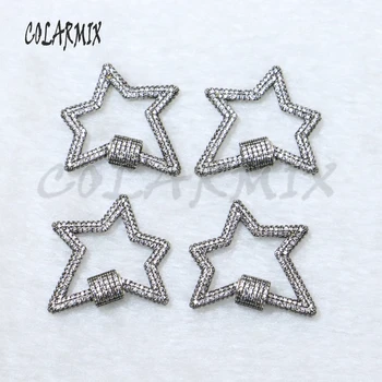 4 Stk Engros Bleg Uregelmæssig Stjerne vedhæng til smykker at gøre zircon stjerne vedhæng gave til dame