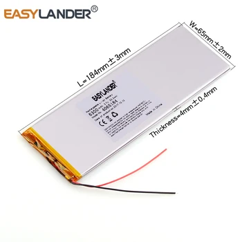 4065184 3,7 V 6300mAh Genopladeligt li-Polymer Batteri Til Power Bank 9