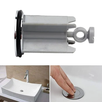 40mm Tilbehør Badeværelse Basin Forkromet Nem at Installere Affald Tunge Vask Stikket Hjem Køkken Dræning Universal Bidet