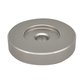 448F 45 RPM Adapter - Aluminium, for 7 tommer Vinyl Optage Dome-45 Adapter til Alle Pladespillere