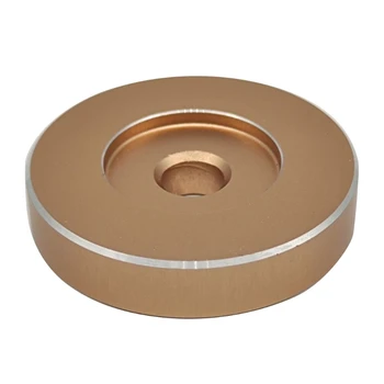 448F 45 RPM Adapter - Aluminium, for 7 tommer Vinyl Optage Dome-45 Adapter til Alle Pladespillere