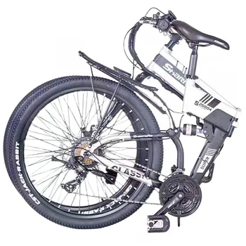 48V-Bjerget El-Køretøj Folde Elektrisk Assisteret Cykler Magnesium Legering Mountain Elektrisk Foldbare El-Cykel
