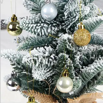 49pcs 3CM Farverige Christmas Tree Dekoration Vedhæng Briks Hængende Ornament Hjem Fødselsdag Indretning Xmas Nye År Fest Dekoration