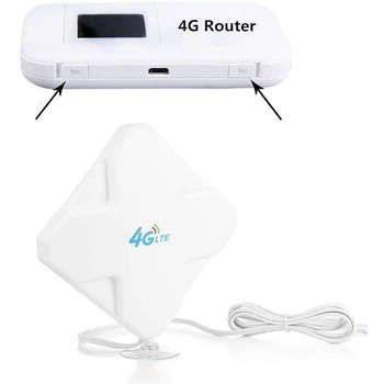 4G LTE T9S Antenne 35DBi High Gain Antenne Dobbelt T9S Stik Signal Booster for Huawei og ZTE Vodafone Router Hotspot