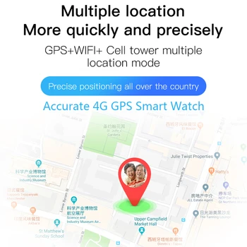 4G Smart Ur til Ældre Mænd, puls, Blodtryk GPS Tracking Placering Hegnet Se Kvinder SOS Falde Alarm Bærbar Enhed