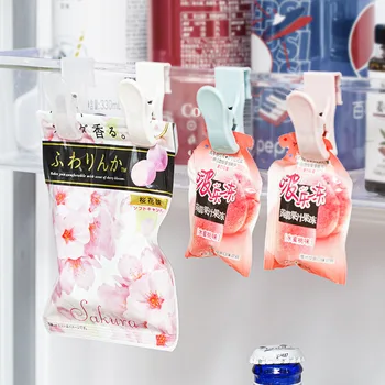 4Pack Køleskab Mad Taske Tætning af Klip i Japansk Stil med Sennep Sauce Taske Opbevaring Box Sealing Taske Klip Køkken Opbevaring Tilbehør