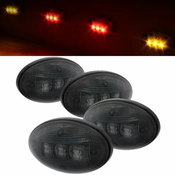 4STK Bil Duelt Bed Fender sidemarkeringslys LED-Lys til Ford F350 F450 F550 Bil Lampe Tilbehør