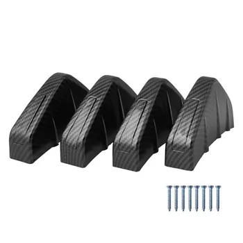 4stk Carbon Fiber Struktur hækspoiler Bageste Læbe Ændring for Jaguar XF XFL XE XJ XJL F-Tempo X761 XJ6 XKR XK8 X320 X308