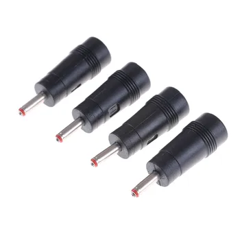 4stk DC Converter Hoved DM5.5 * 2.1 mm Female 3,5*1.35 mm Mandlige DC Power Stor Turn Lille Adapter