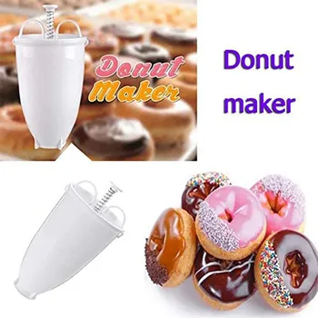 4stk Donut Dispenser, Dispenser, Donut Skimmel, Kiks DIY Bagning Af, Malkning Dessert Bagning Skimmel, Manuel Muffin Maskine