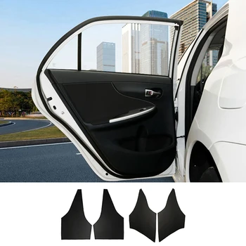 4stk Microfiber Læder Interiør Bil Dør Panel Dækker Beskyttende betræk til Toyota Corolla 2007 2008 2009 2010-2013