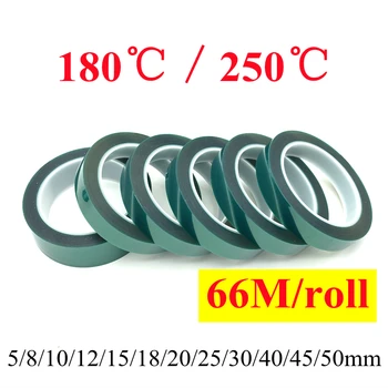 5 8 10 12 15 18 20 25 30 40 45 50mm Grøn PET-Folie, Tape Høj Temperatur varmeandig PCB Lodde Plating Beskyttelse Isolering