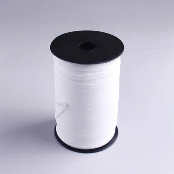5 M 3/6 mm Hvid og Sort Elastisk Bånd Polyester Elastisk Bånd til Tøj Tøjet Sy Tilbehør
