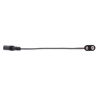 5 Stk 9V Batteri DC-Stik Kvindelige Snap Klip Adapter 9 V Wire-Holderen Kabel,for Guitar-Effekt-Pedal