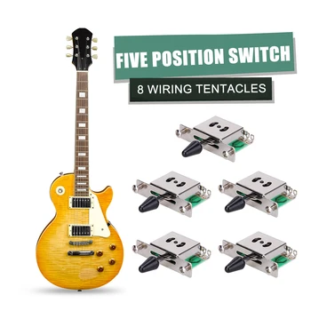 5 Stk Pickup Selector Tone Skifte Instrument Leverer Musikalsk Fornøjelig 5 Vejen for ST SQ Elektriske Guitarer Dele Instrument