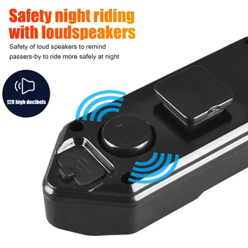 5 Tilstande Smart Cykel Cykel baglygte med blinklys, Elektrisk Horn Fjernbetjening USB-Baglygte Bageste Sikkerhed advarselslampen