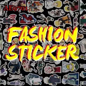 50/100pcs/Pack Tegnefilm Japansk Anime Klistermærker Vandtæt Skateboard Bagage Guitar, Laptop Sjove Graffiti Mærkat Kid Legetøj AE9701