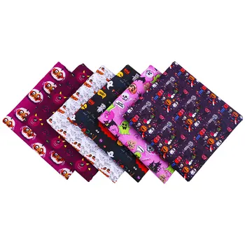 50*140CMHalloween pattern100 procent bomuld stof til Væv Børn Strøelse hjem tekstil Tekstil for Syning Dukke Kjole