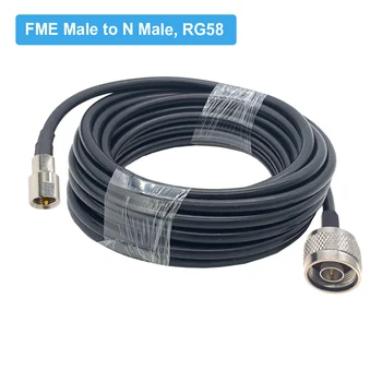 50 CM 1M 2M-5M-10M RG58 Kabel-N Mand til FME hanstik RF Adapter Kabel RG-58 Pigtail 50 Ohm RF Koaksial Udvidelse Jumper Ledning