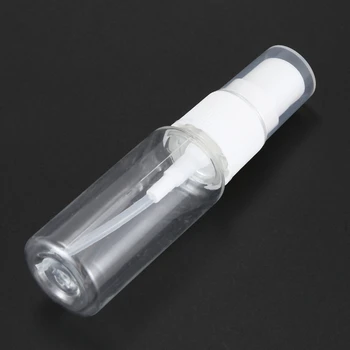50-pack Tomme Klar Plast Fin Tåge Spray Flasker med Mikrofiber Klud, 20 ml genpåfyldes Perfekt til Cleani