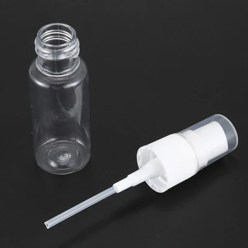 50-pack Tomme Klar Plast Fin Tåge Spray Flasker med Mikrofiber Klud, 20 ml genpåfyldes Perfekt til Cleani