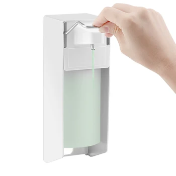 500 ML Flydende Sæbe Wall-Mount Bruser Badekar Shampoo Flydende Sæbe Dispenser Beholderen Til Køkken Badeværelse Tilbehør