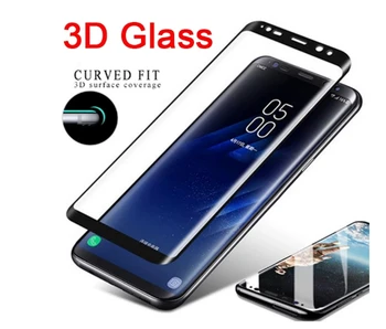 500pcs 3D Side Limen Hærdet Glas, Buet Screen Protector Film Til Samsung Note 10 20 S10 S9 S8 Plus S20 Ultra S21 Note 8 9