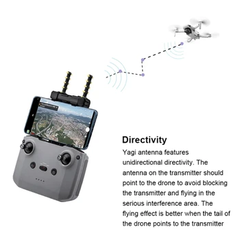 50LA For Mavic Mini 2 Drone Range Extender Remote Controller-Antenne Signal Booster Kompatibel Gnist Til Mavic Luften 2